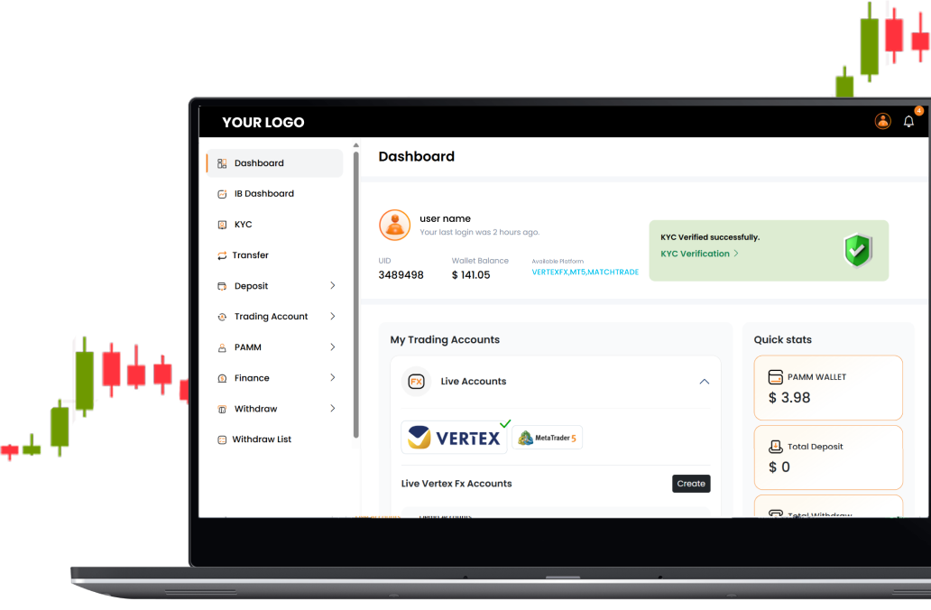 Vast CRM Dashboard
